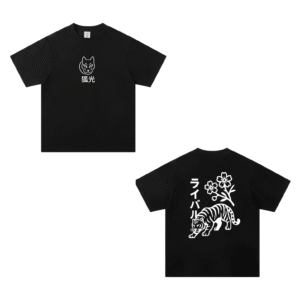 NEON KITSUNE - MODEL THREE CAMISETA